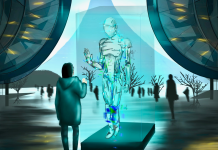AI & the Deceased: Should Survivors Fear Ghostbots? AI Loneliness Concept Art