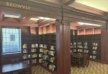 Back to Education’s Future Library shelves full of books.